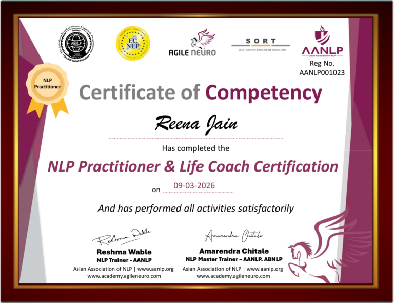 Reena Jain NLP Practitioner